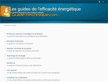 Tablet Screenshot of guide-technique.com